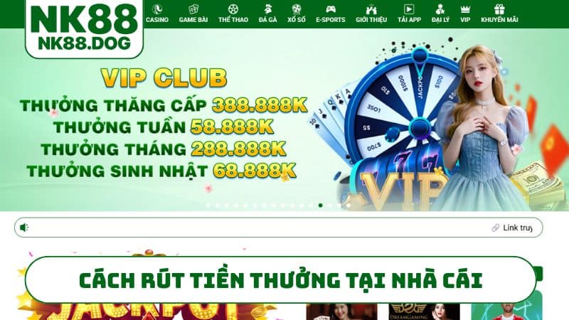 Cách rút tiền thưởng thành công tại nhà cái